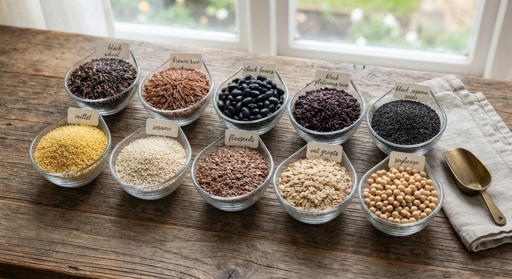10+ high fiber grains